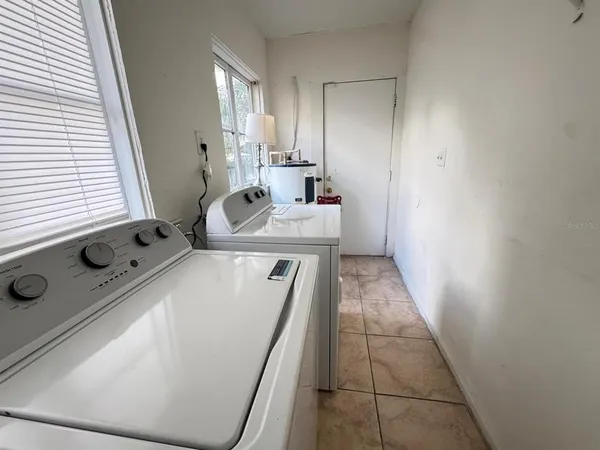 a room with storage and utility