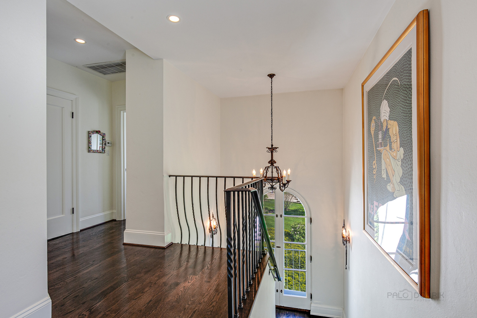 1220 Elm Tree Road Lake Forest, IL 60045 - Photo 20 of 55 a view of a hallway with wooden floor and stairs