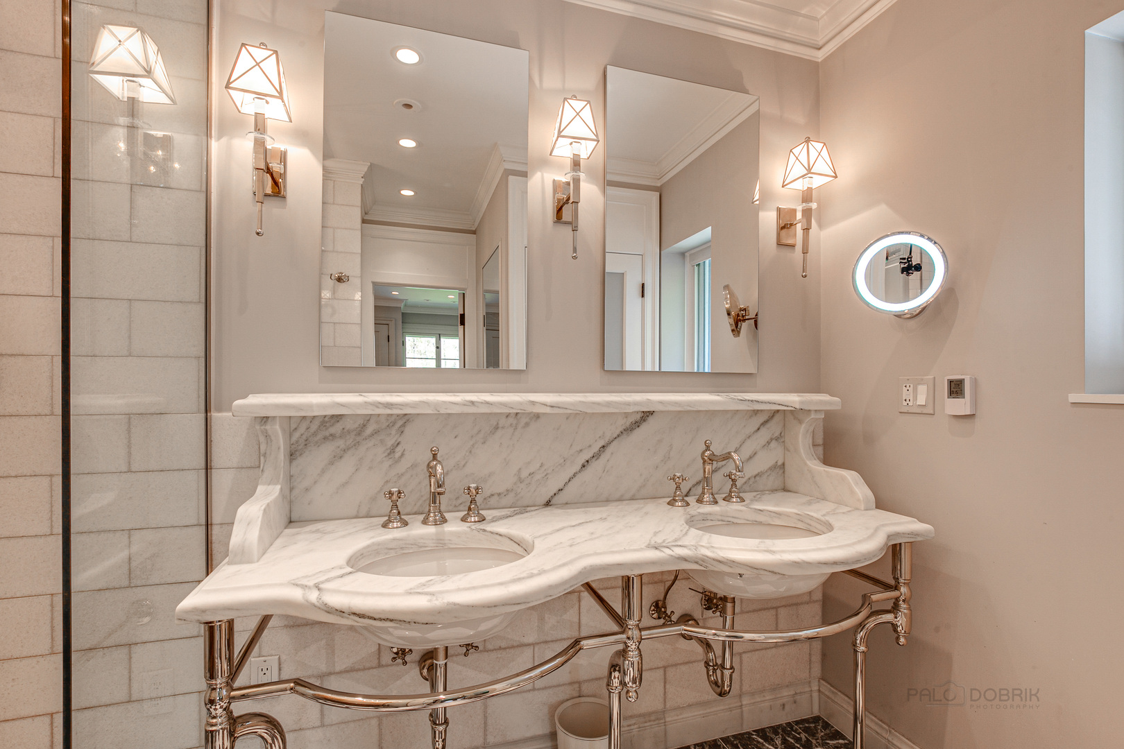 1220 Elm Tree Road Lake Forest, IL 60045 - Photo 28 of 55 a bathroom with a sink and a mirror