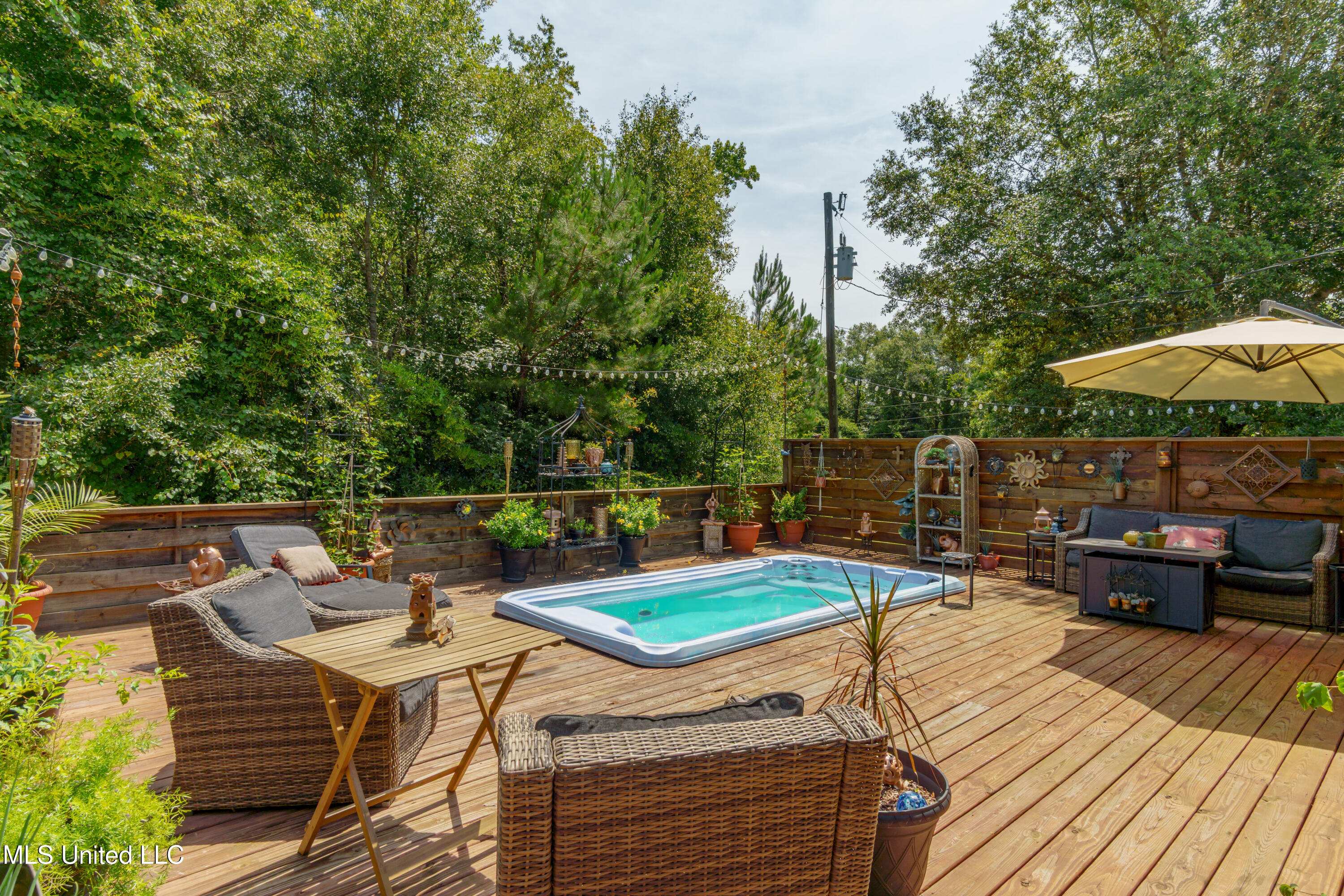 5211 Agricola Latonia Road Lucedale, MS 39452 - Photo 31 of 50 Deck off of Master With Spa