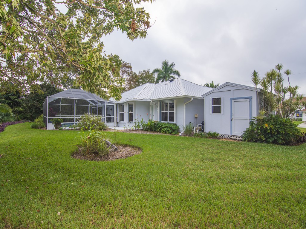 109 Thunderbird Drive Sebastian, FL 32958 - Photo 27 of 27 a front view of house with yard and green space