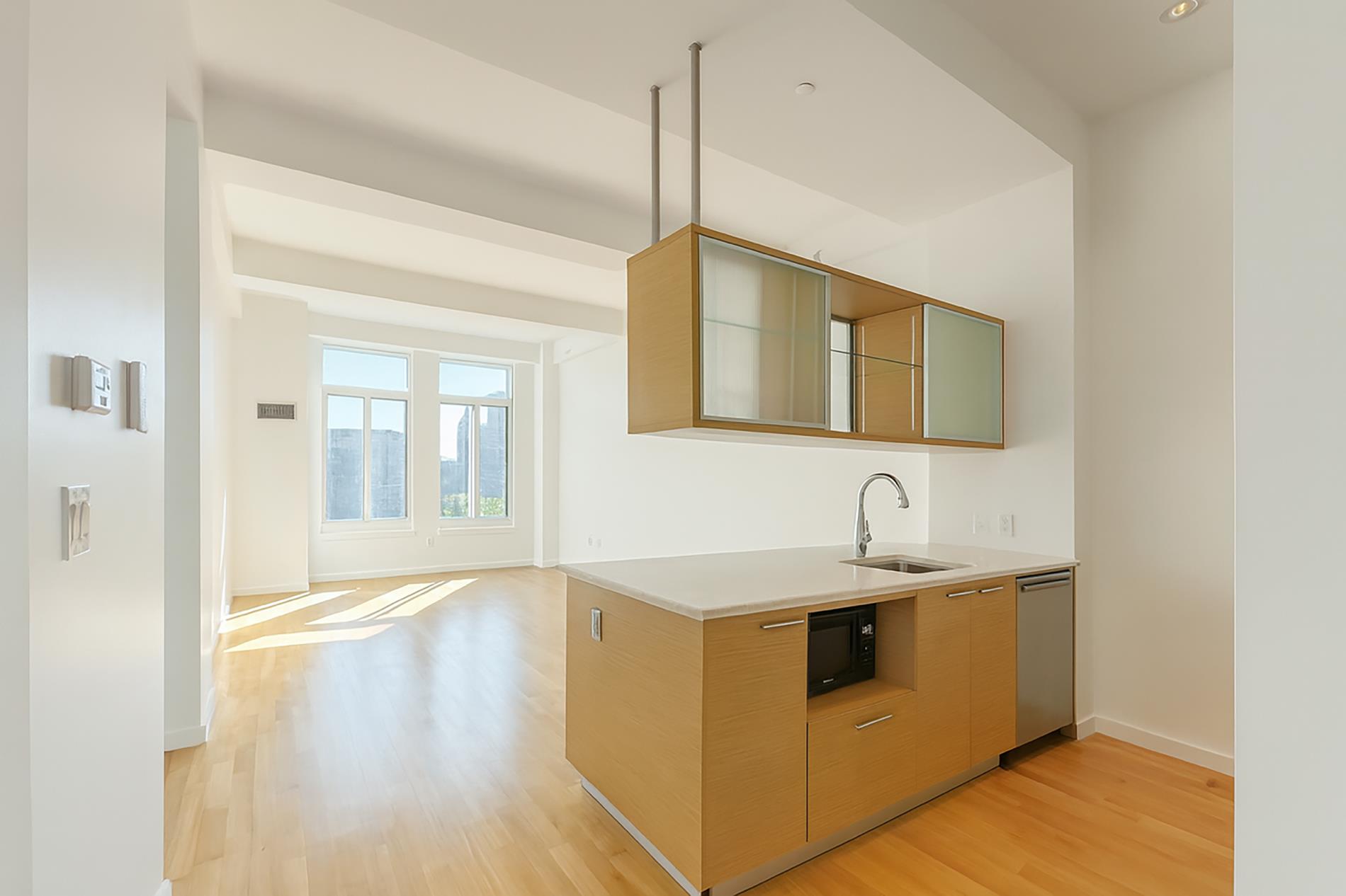 Undisclosed Address Brooklyn, NY 11201 - Photo 19 of 23 a bathroom with a sink and a mirror