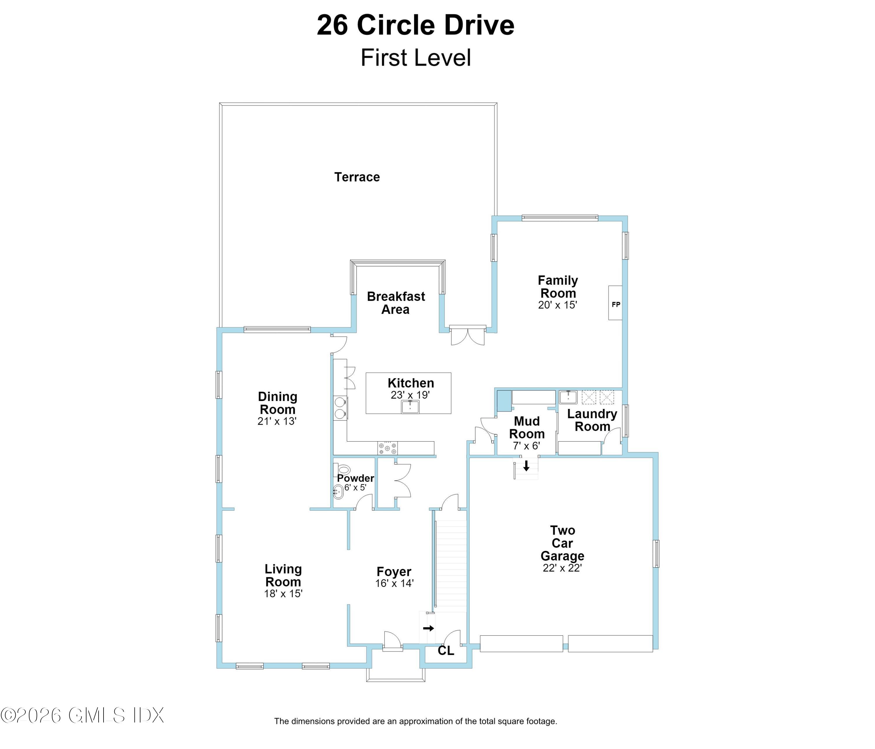 26 Circle Drive Greenwich, CT 06830 - Photo 27 of 29 First Level