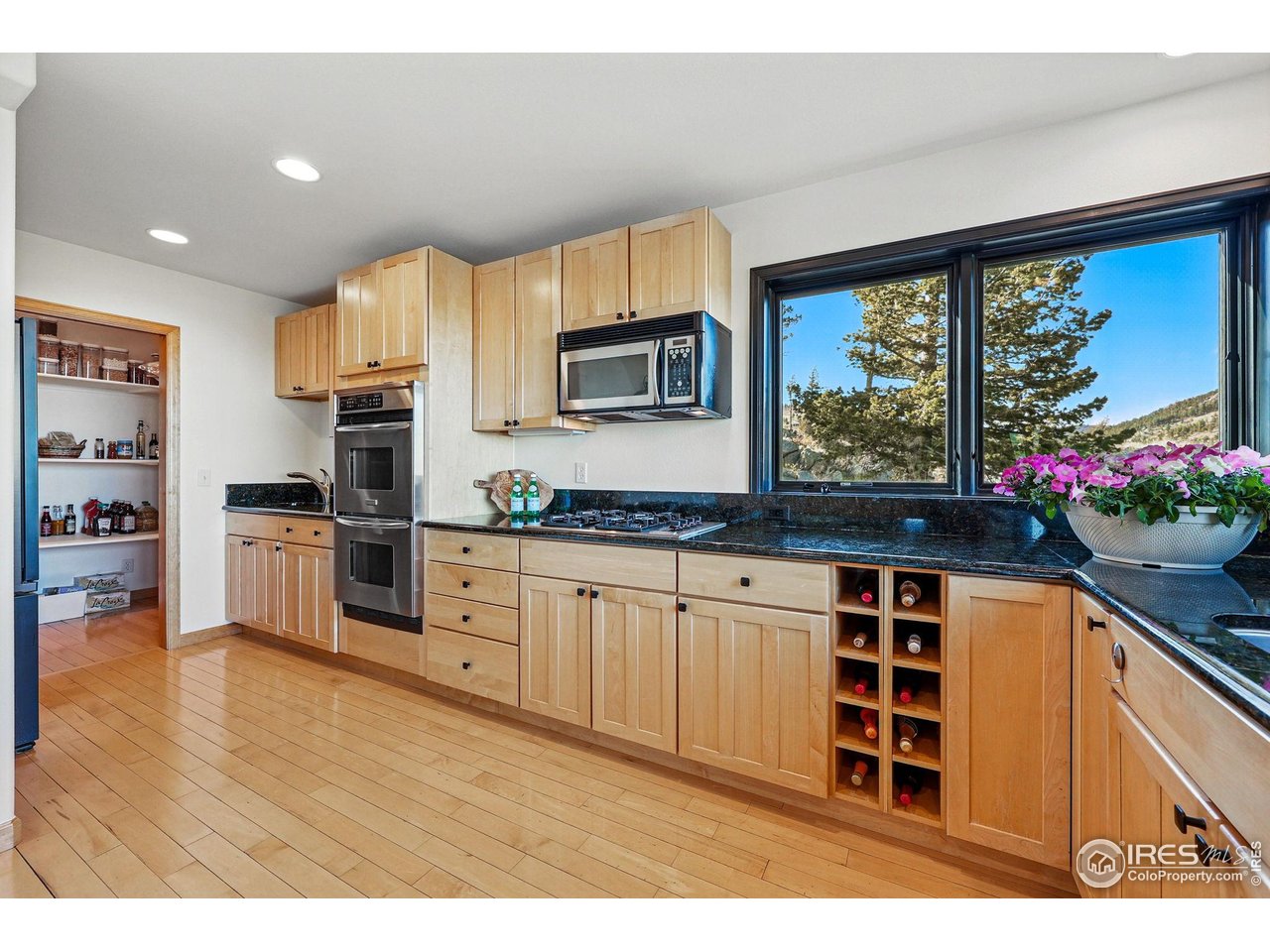 98 Rim Road Boulder, CO 80302 - Photo 12 of 43 Large walk in pantry, wet bar and stainless steel appliance package