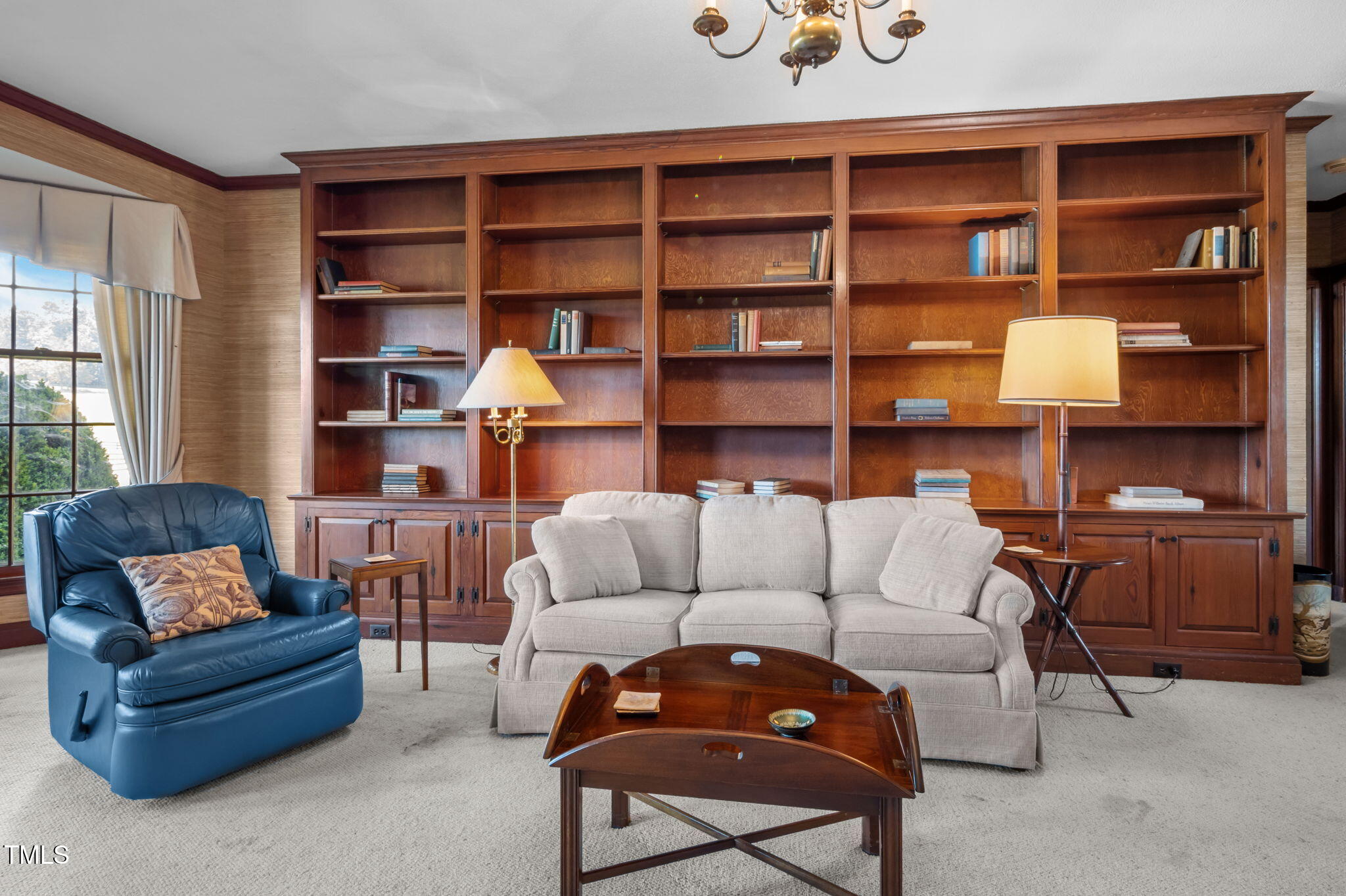 418 Quail Roost Farm Road Rougemont, NC 27572 - Photo 45 of 100 a living room with furniture and a shelf