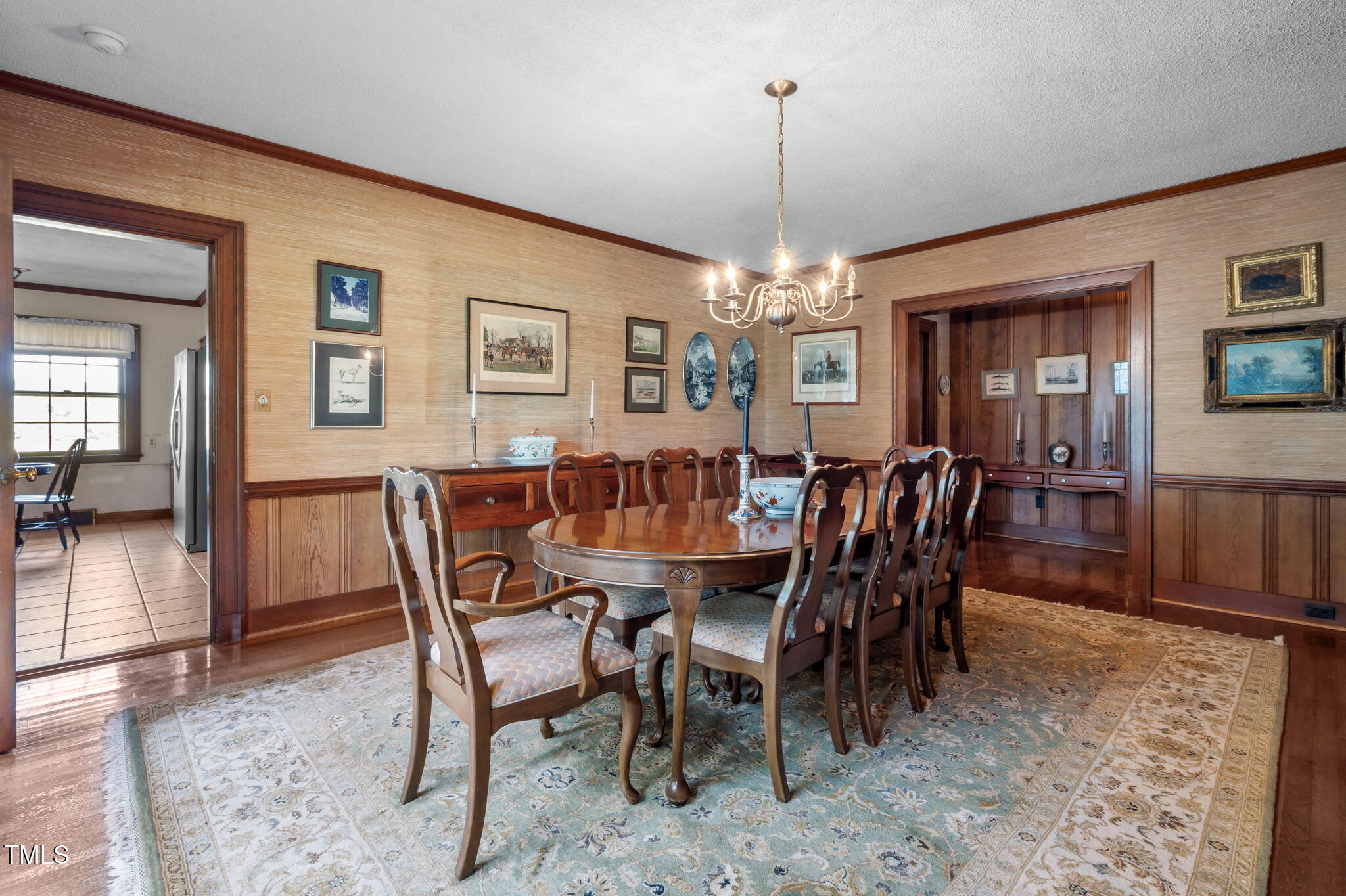 418 Quail Roost Farm Road Rougemont, NC 27572 - Photo 48 of 100 a view of a dining room with furniture