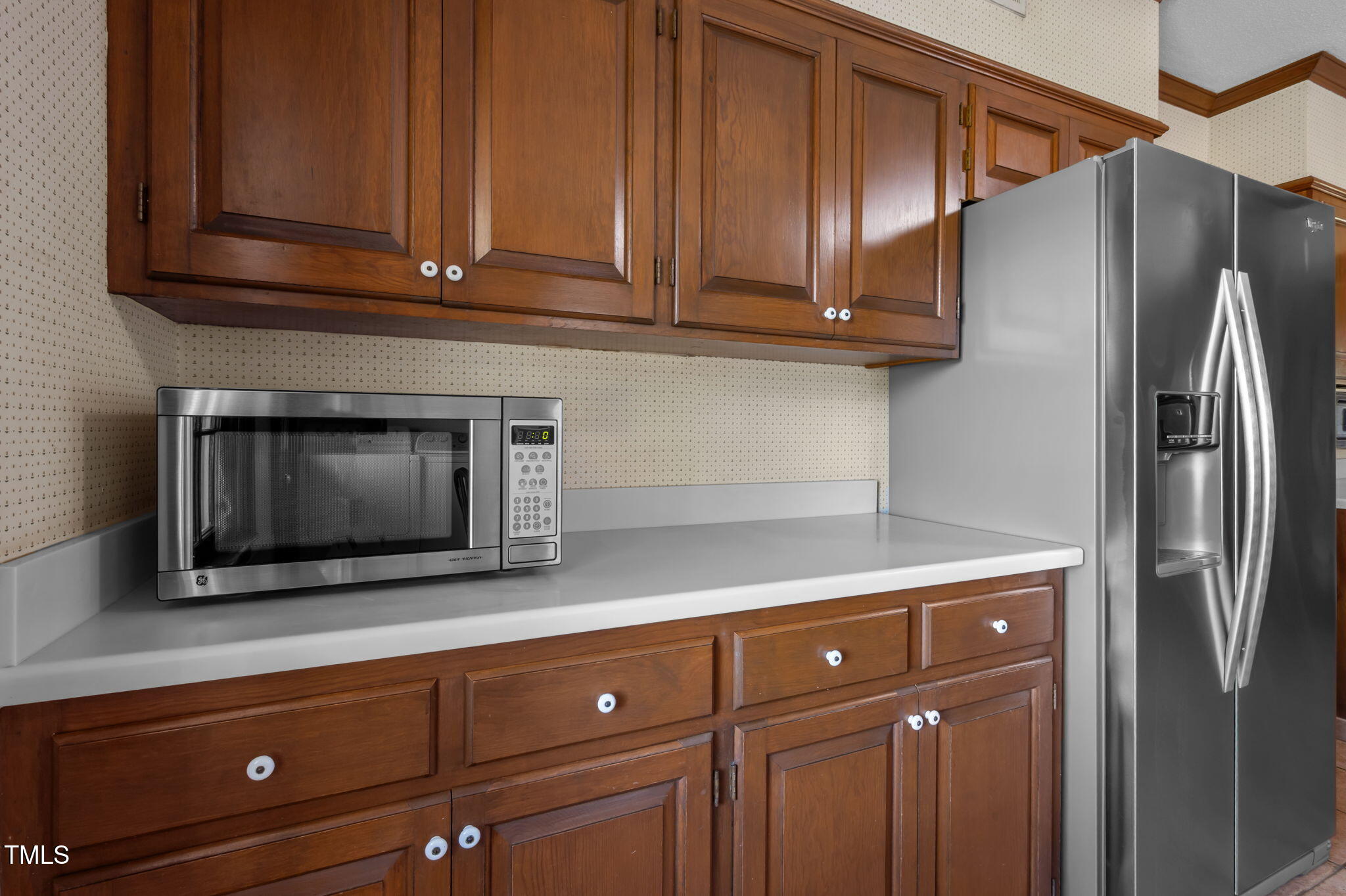 418 Quail Roost Farm Road Rougemont, NC 27572 - Photo 57 of 100 a kitchen with granite countertop stainless steel appliances a cabinets and a microwave