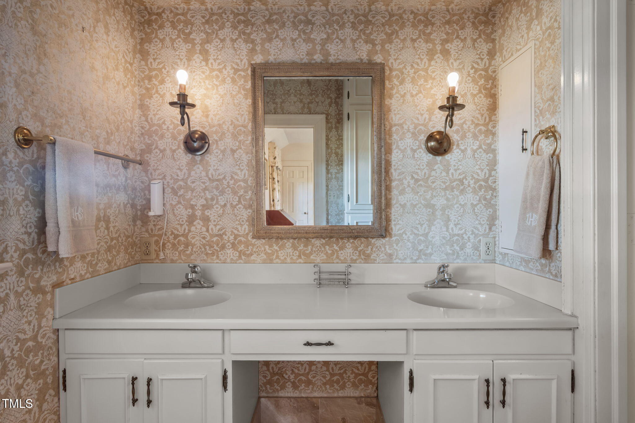 418 Quail Roost Farm Road Rougemont, NC 27572 - Photo 62 of 100 a bathroom with a sink and a mirror