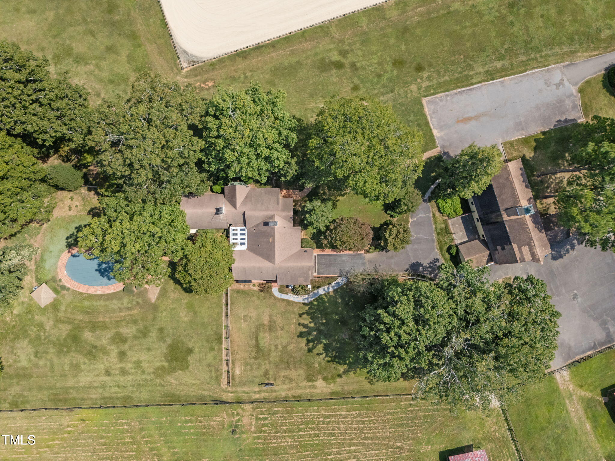418 Quail Roost Farm Road Rougemont, NC 27572 - Photo 5 of 100 an aerial view of a house with a ocean view