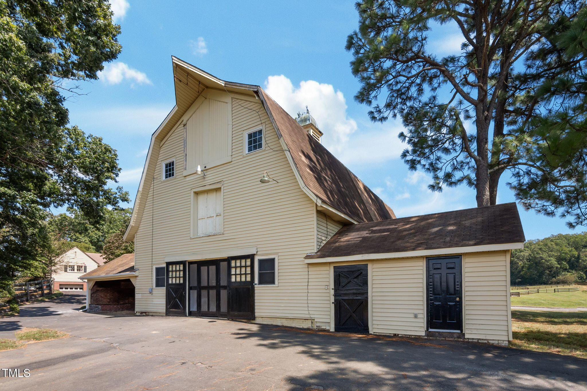 418 Quail Roost Farm Road Rougemont, NC 27572 - Photo 79 of 100 a view of a house with a yard and garage