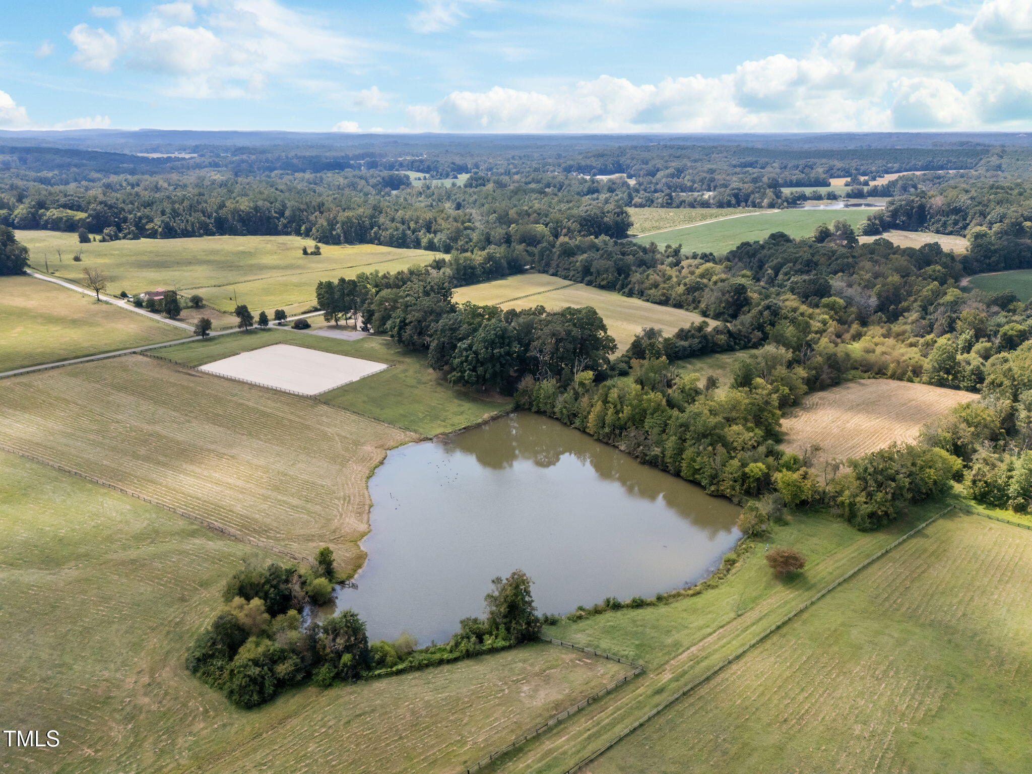 418 Quail Roost Farm Road Rougemont, NC 27572 - Photo 91 of 100 an aerial view of a house