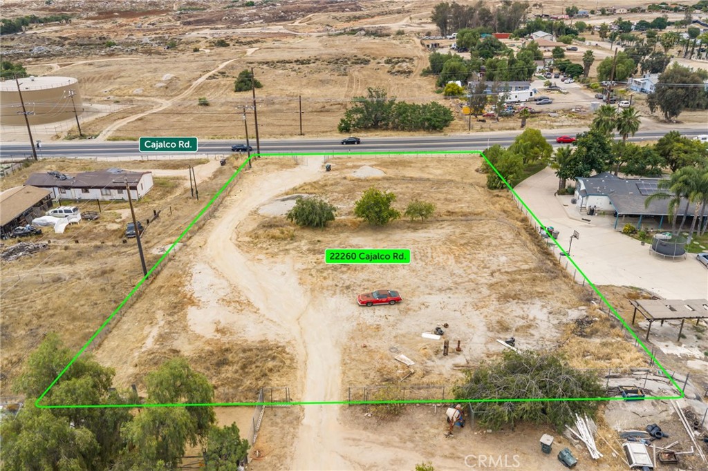 22260 Cajalco Road Perris, CA 92570 - Photo 2 of 5 Front Lot approx 47,916 sq ft