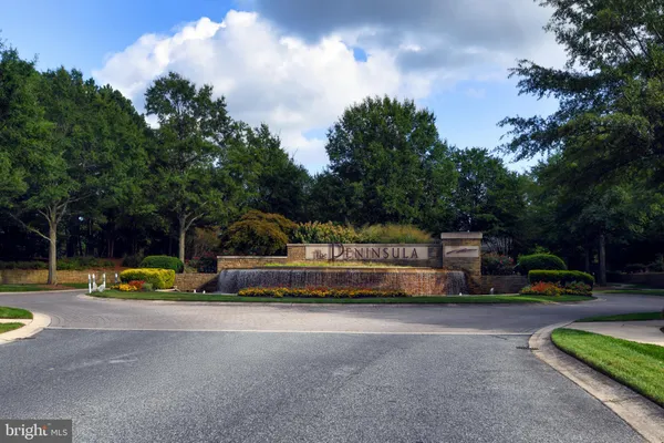 a view of outdoor space with garden and trees