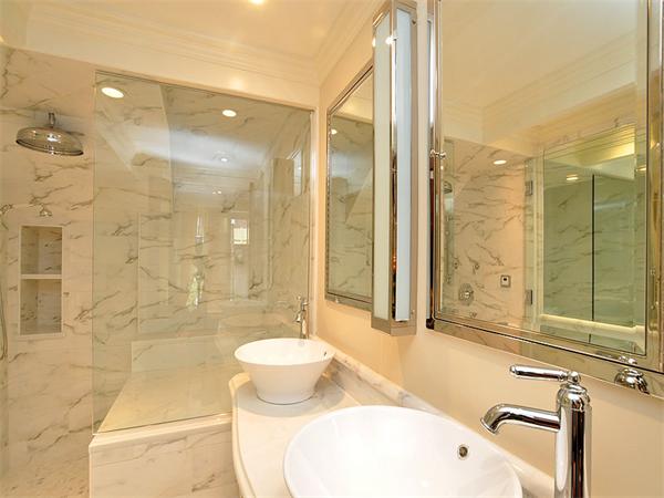 36 Rutland Square Boston, MA 02118 - Photo 20 of 22 a bathroom with a tub shower sink and mirror