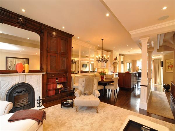 36 Rutland Square Boston, MA 02118 - Photo 3 of 22 a living room with fireplace furniture and a view of living room