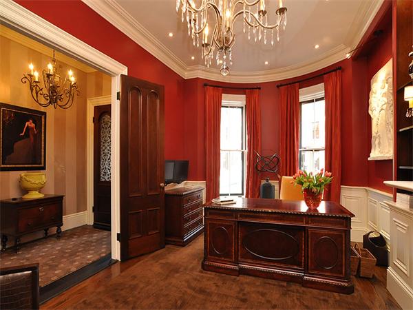 36 Rutland Square Boston, MA 02118 - Photo 7 of 22 a room with fireplace furniture and a flat screen tv