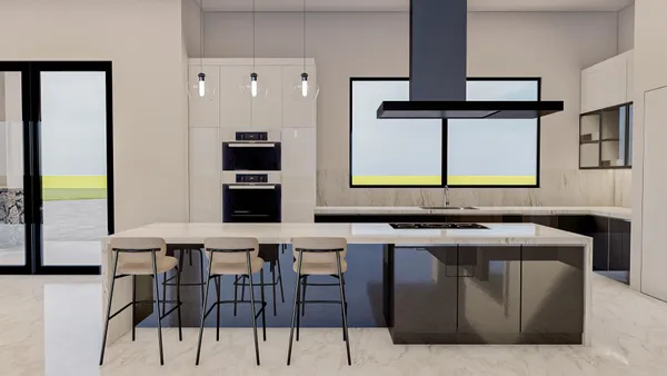 a kitchen with stainless steel appliances granite countertop a stove top oven a sink a counter top space and cabinets