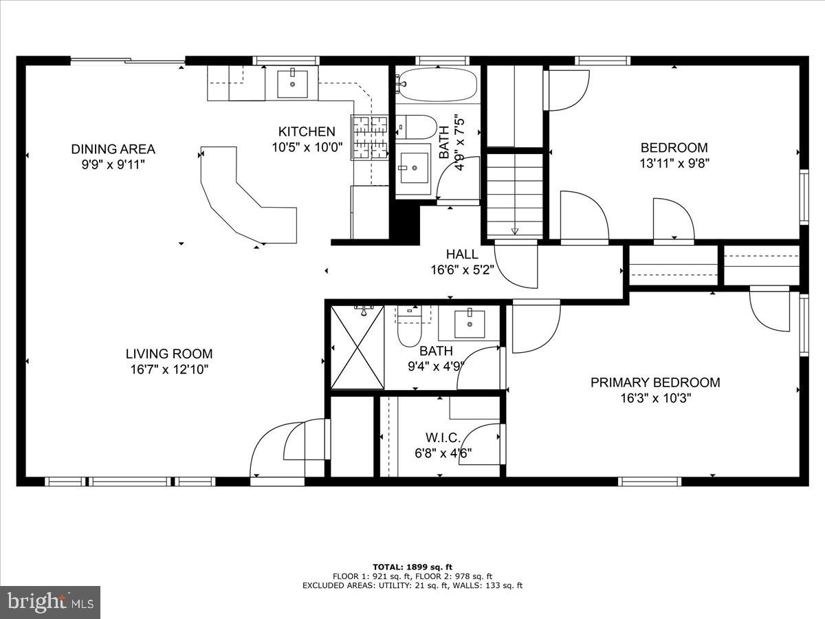 9805 Gardiner Avenue Silver Spring, MD 20902 - Photo 32 of 34 a picture of a wall with a couple of white walls