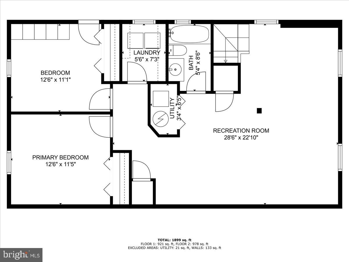 9805 Gardiner Avenue Silver Spring, MD 20902 - Photo 33 of 34 a picture of a floor plan