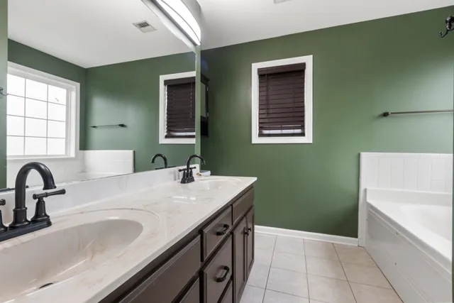 a bathroom with a sink and a bathtub