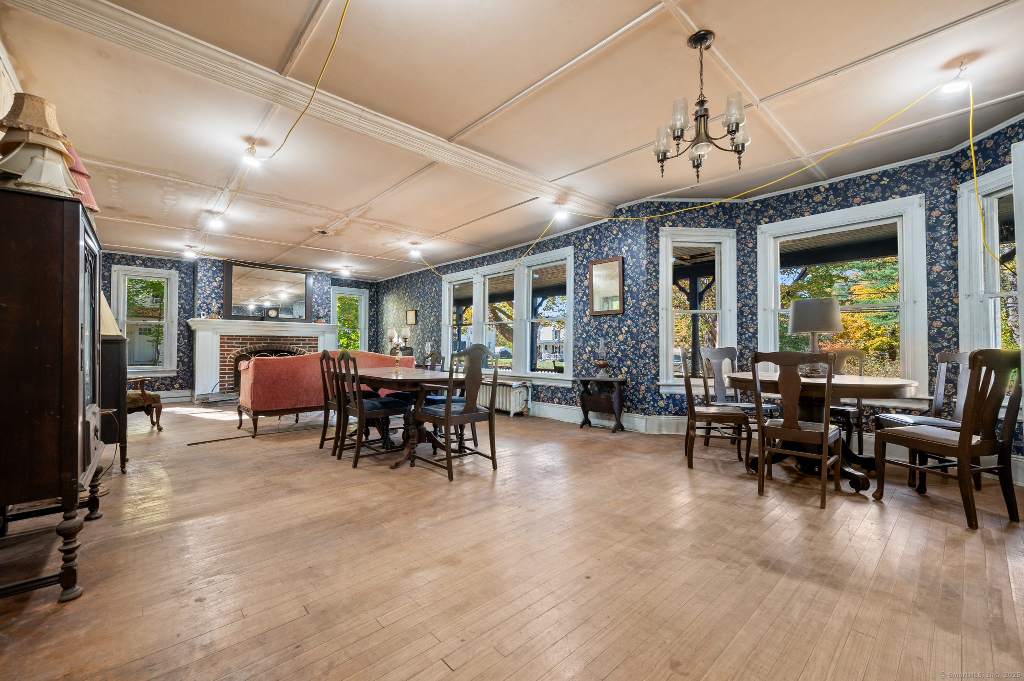 124 River Road Willington, CT 06279 - Photo 8 of 38 a view of a dining room with furniture window and outside view