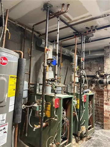 a view of storage and utility room