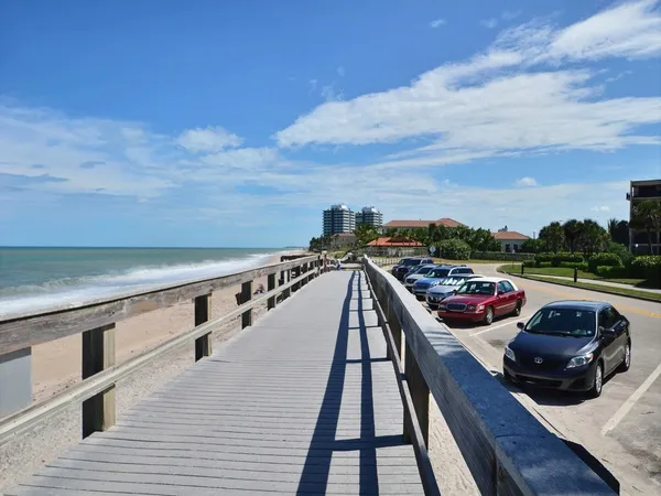a view of roof deck with patio