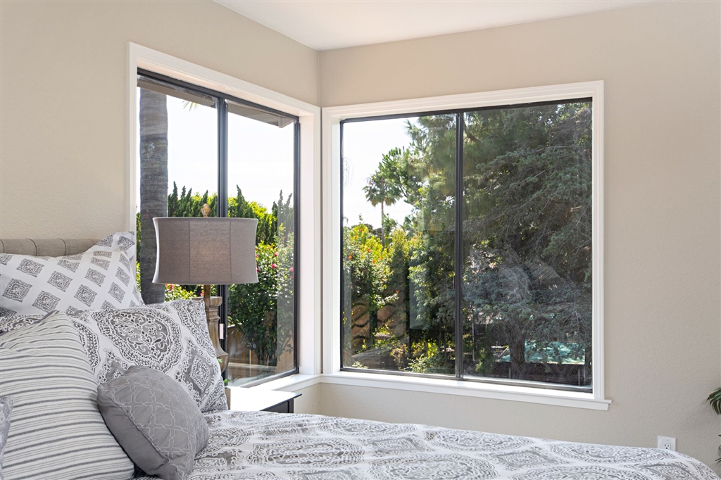 266 Sierra Ridge Drive Encinitas, CA 92024 - Photo 17 of 24 Cozy view of the backyard from master bedroom
