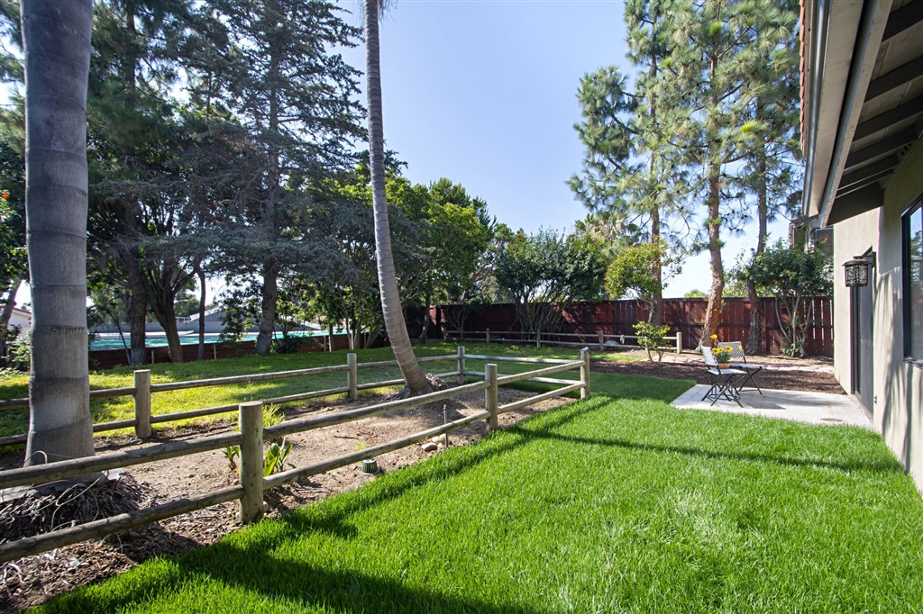266 Sierra Ridge Drive Encinitas, CA 92024 - Photo 6 of 24 Looking along back of house. Pool size back yard.