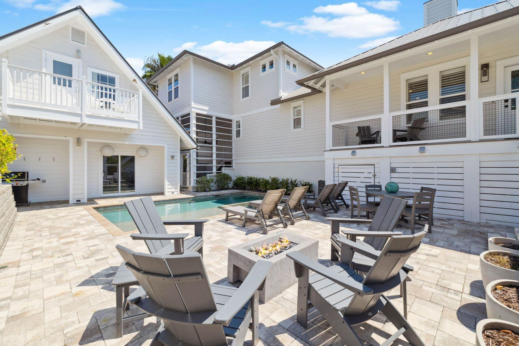 1984 South Co Highway 83 Santa Rosa Beach, FL 32459 - Photo 10 of 70 a view of a patio with table and chairs and potted plants