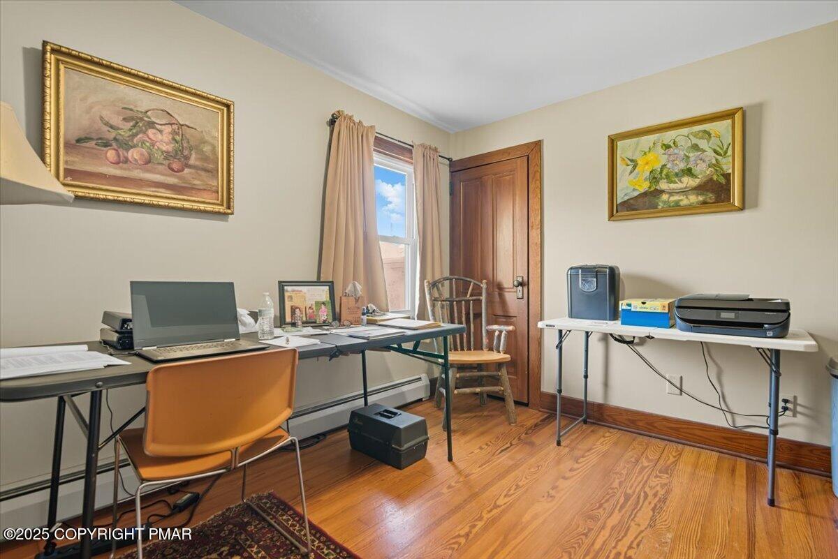 221 Upper Swiftwater Road Mount Pocono, PA 18344 - Photo 57 of 86 a view of a workspace with furniture and a window