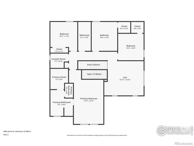 $597,000 | 2486 Likens Drive, Berthoud, CO 80513
