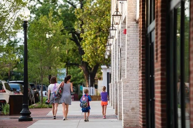 a view of path along with trees