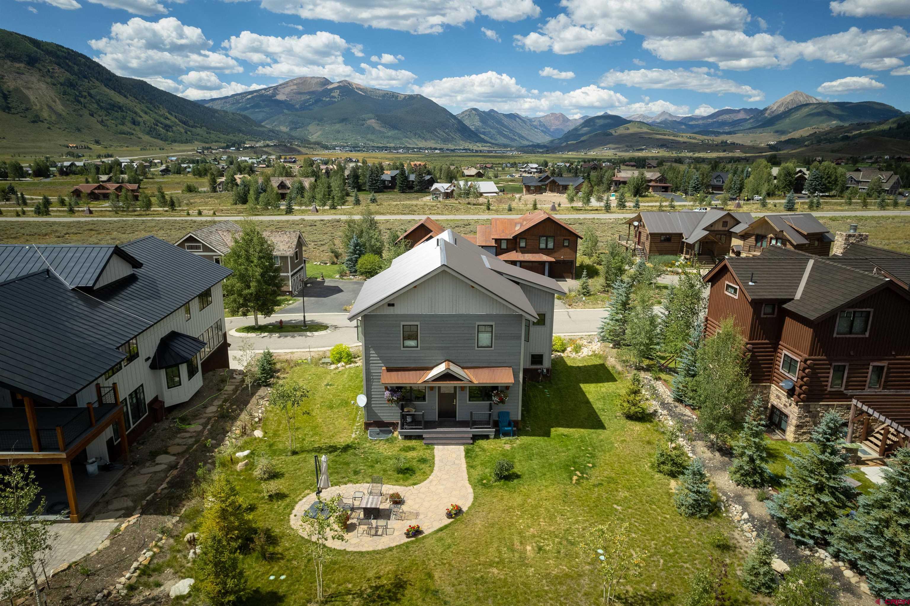 142 Larkspur Loop Crested Butte, CO 81224 - Photo 23 of 35 an aerial view of a house with yard swimming pool and outdoor seating