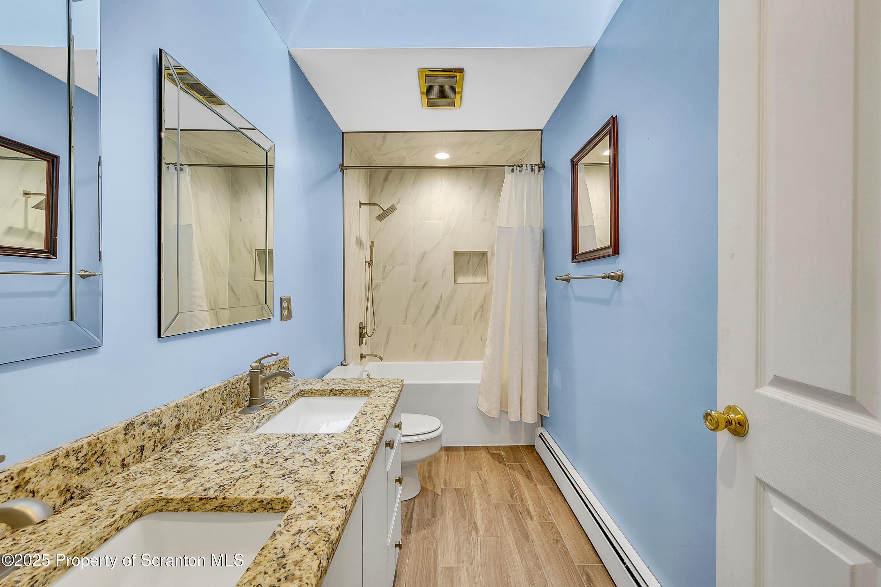804 Fairview Road Clarks Summit, PA 18411 - Photo 42 of 49 a bathroom with a sink and a mirror