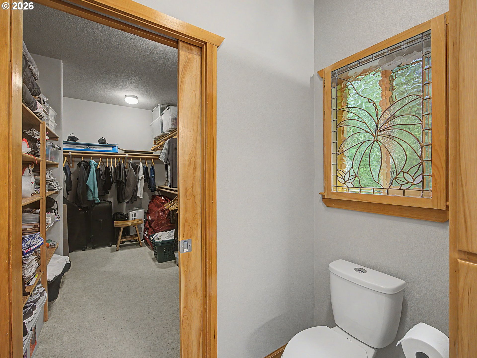 23491 East Lolo Pass Road Rhododendron, OR 97049 - Photo 28 of 47 a bathroom with a toilet a sink and a shower