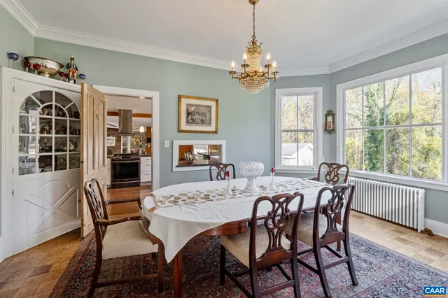 a room with a window and wooden floor
