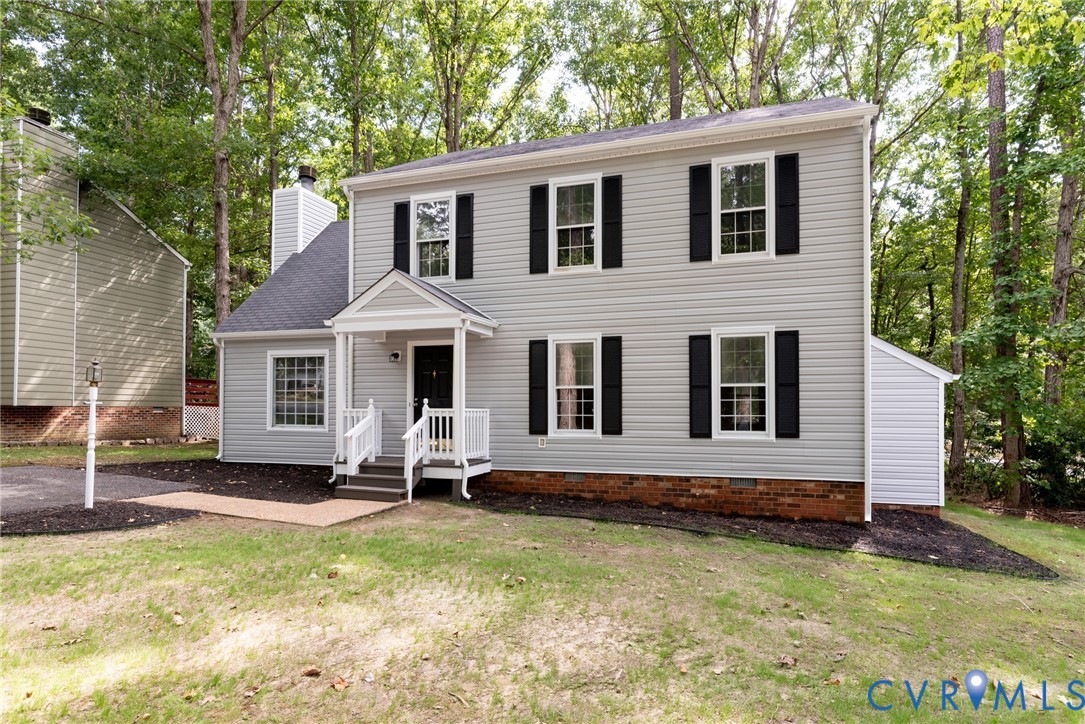 14011 Turtle Hill Road Midlothian, VA 23112 - Photo 3 of 34 a house view with a garden space