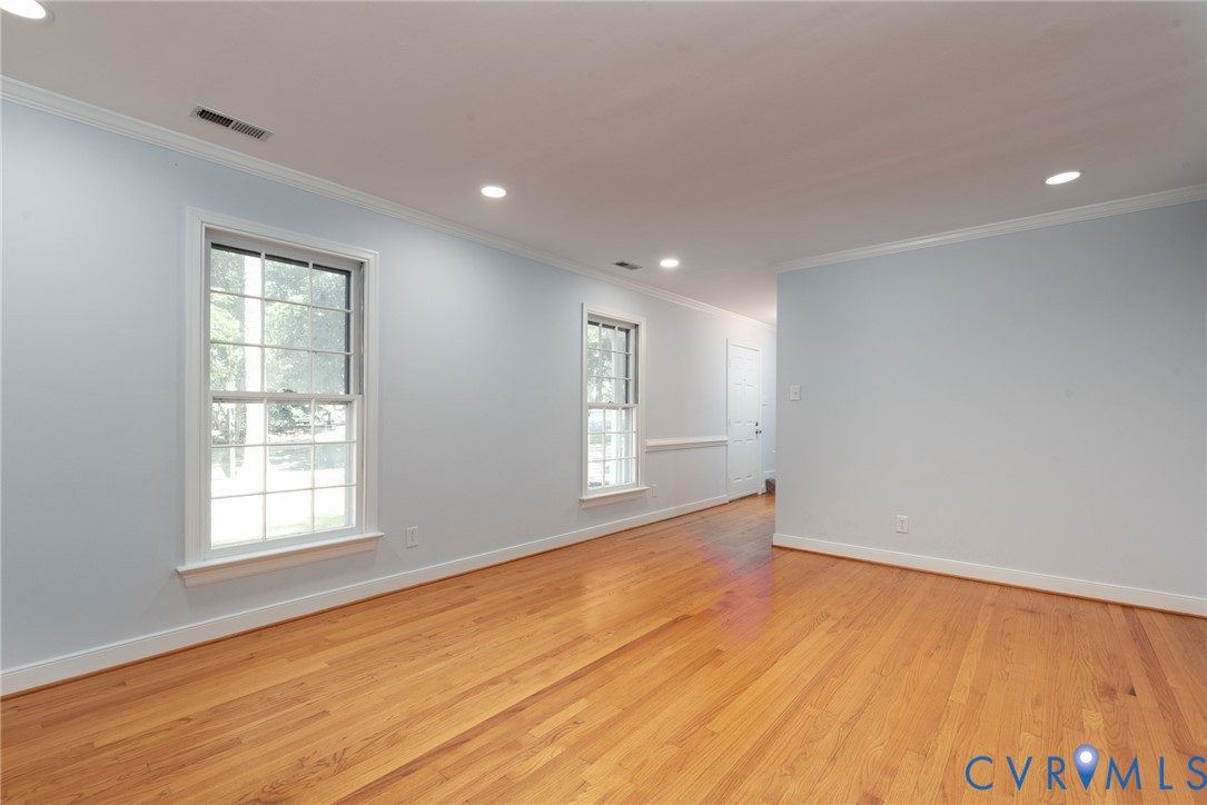 14011 Turtle Hill Road Midlothian, VA 23112 - Photo 31 of 34 wooden floor in an empty room with a window