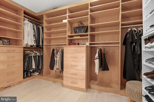 a bedroom with furniture and a potted plant