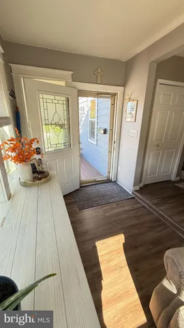 a view of a living room with a bathtub