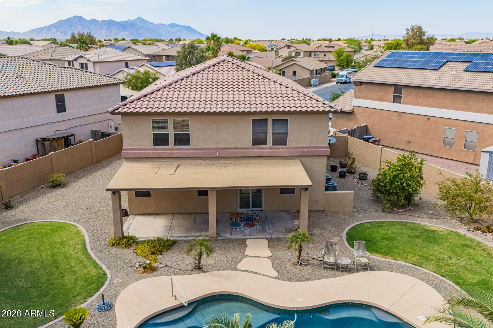 45449 West Tucker Road Maricopa, AZ 85139 - Photo 41 of 46 an aerial view of a house