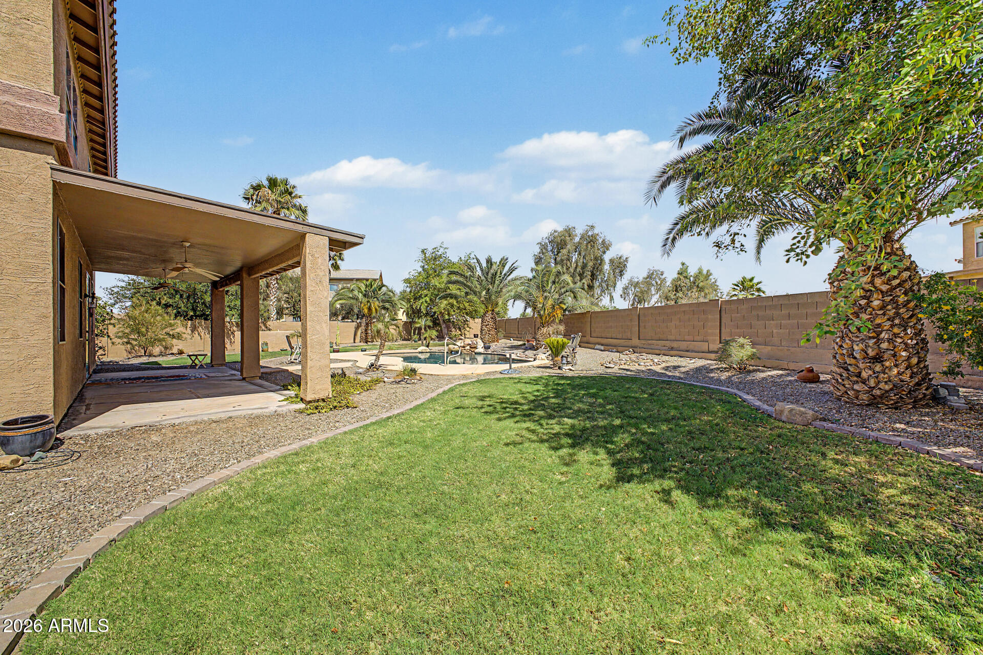 45449 West Tucker Road Maricopa, AZ 85139 - Photo 43 of 46 a view of backyard with green space