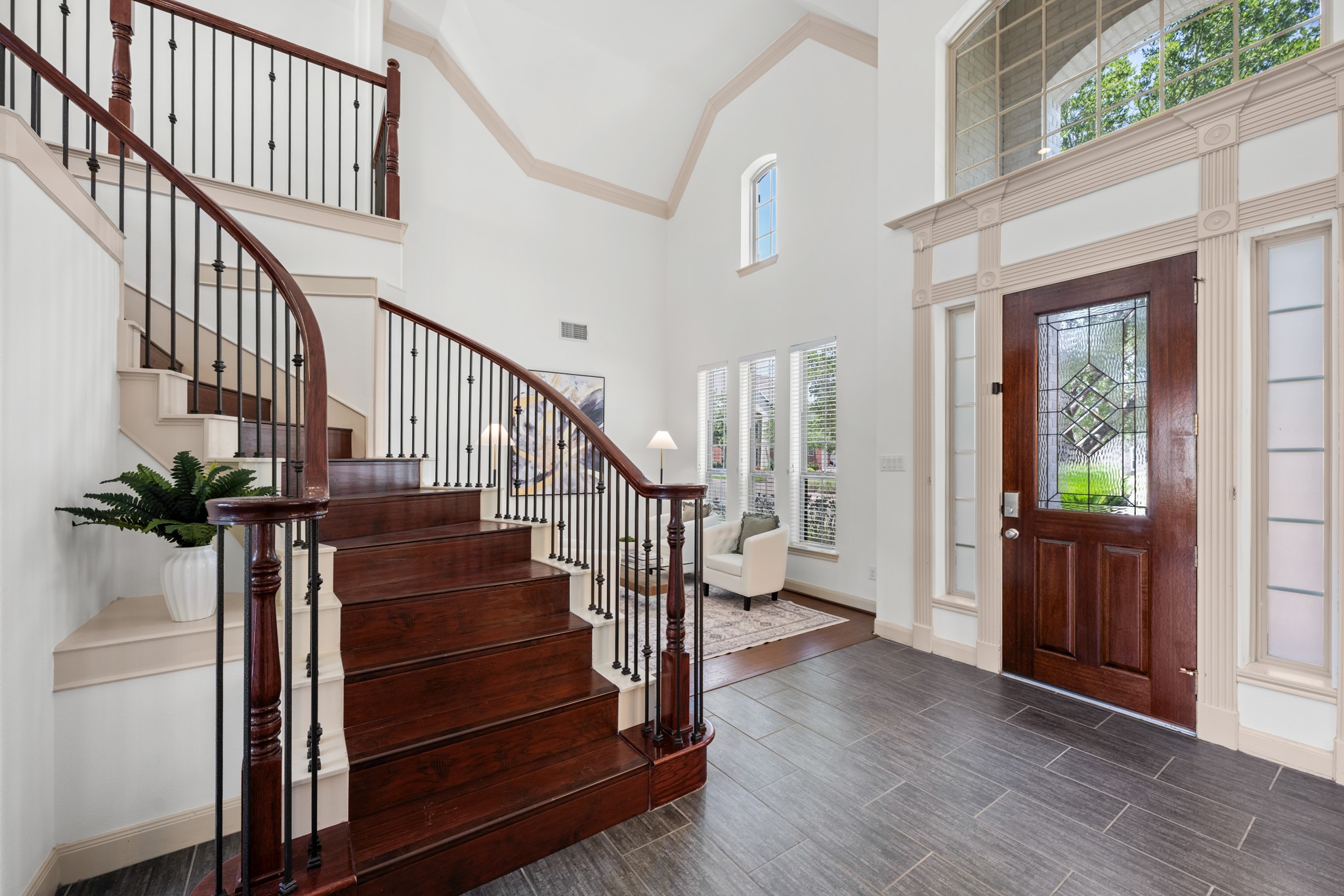 4603 Red Hawk Court Sugar Land, TX 77479 - Photo 30 of 50 a view of entryway and hall with wooden floor