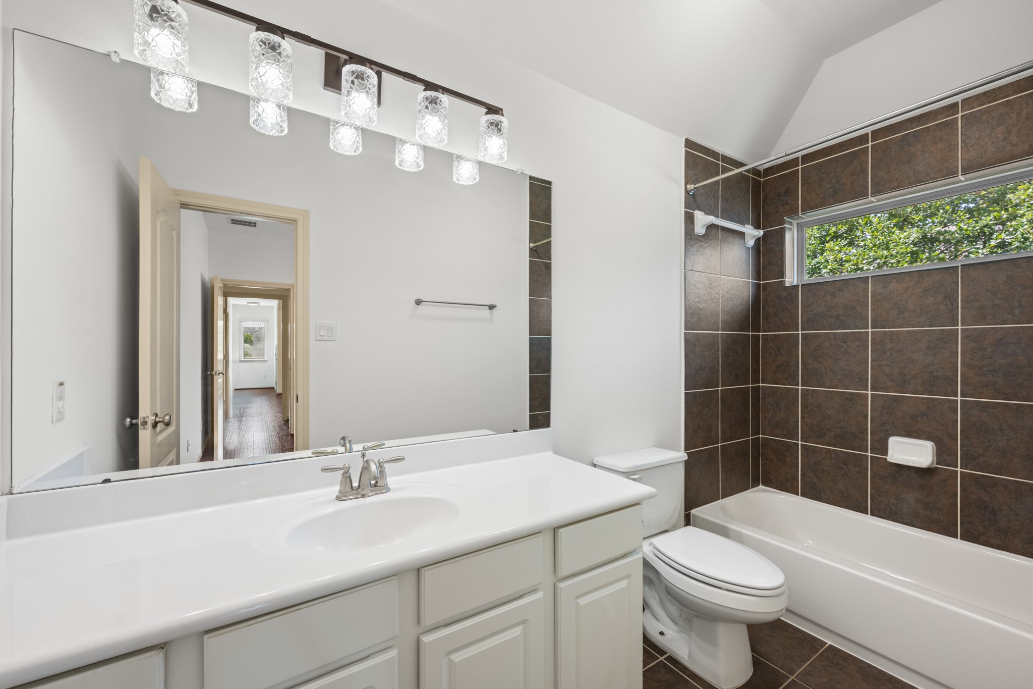 4603 Red Hawk Court Sugar Land, TX 77479 - Photo 36 of 50 a bathroom with a sink a toilet and shower