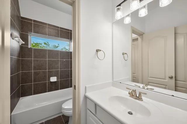 a view of a yard with patio