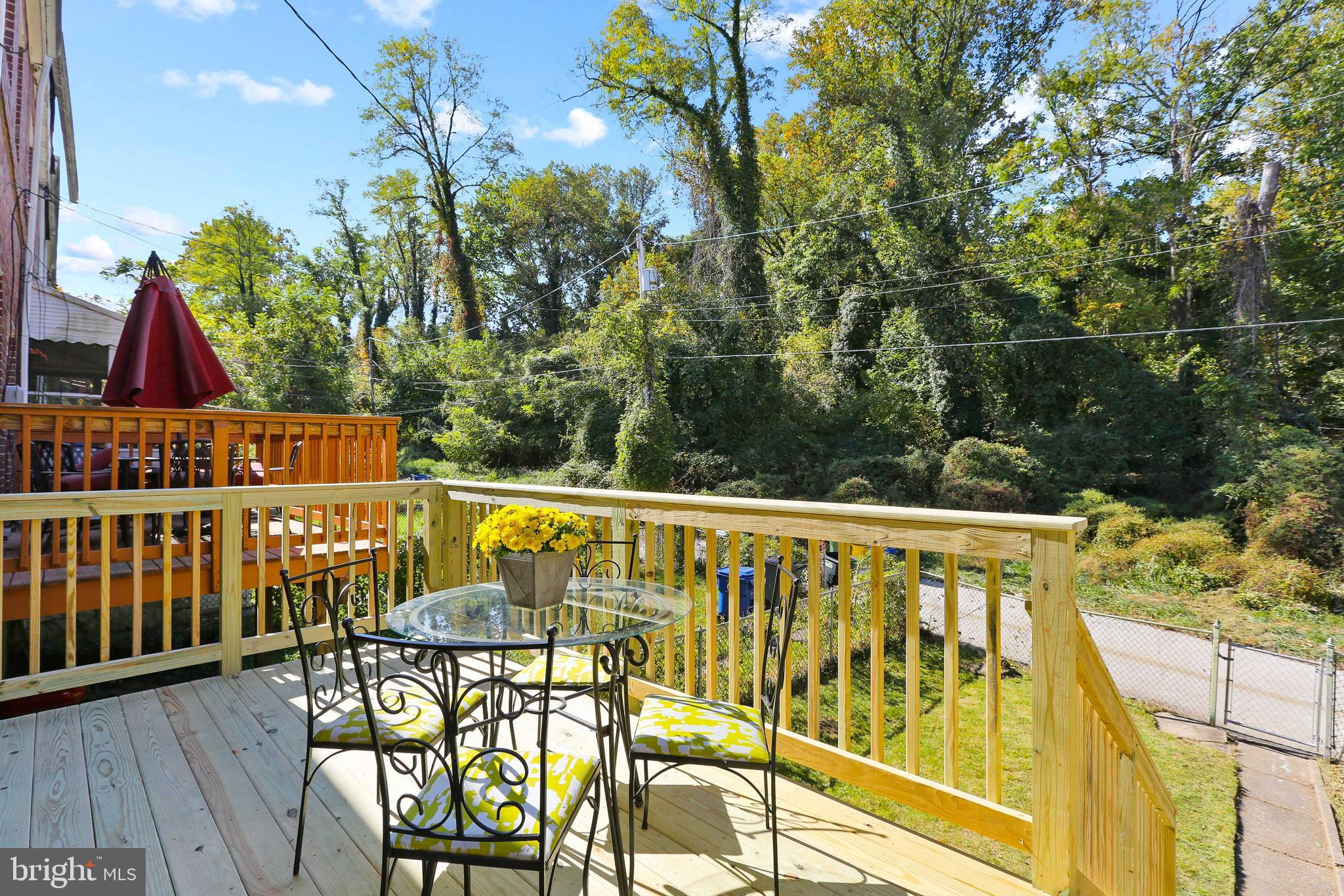 518 Random Road Baltimore, MD 21229 - Photo 49 of 56 Deck faces the woods