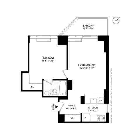 $825,000 | 401 East 84th Street, Unit 5D | Upper East Side