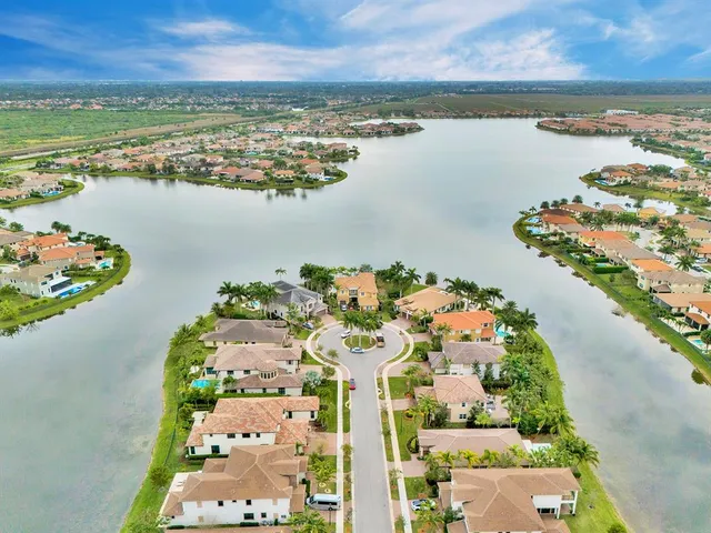 a view of a city with an ocean view