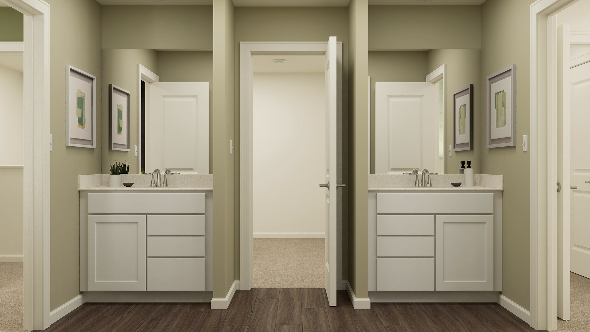 110 Newburgh Lane Algonquin, IL 60102 - Photo 17 of 24 a bathroom with a sink a mirror and a vanity